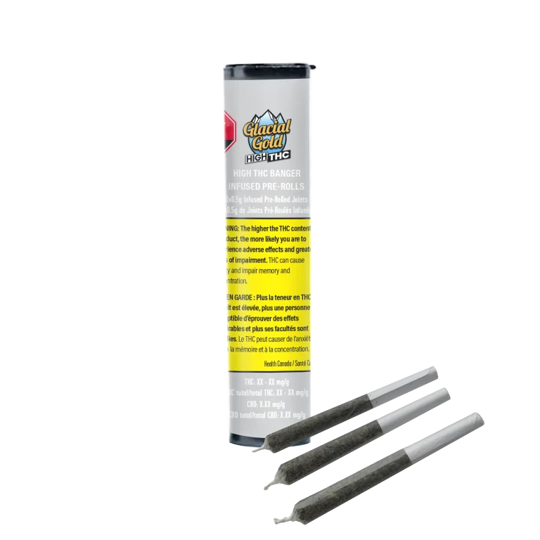 HIGH THC Banger Infused Pre-Rolls 0.5g x3