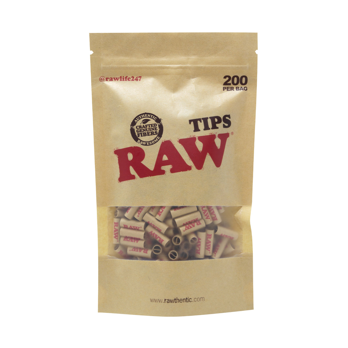 Pre-Rolled Unbleached Rolling Tips (Pack of 200)