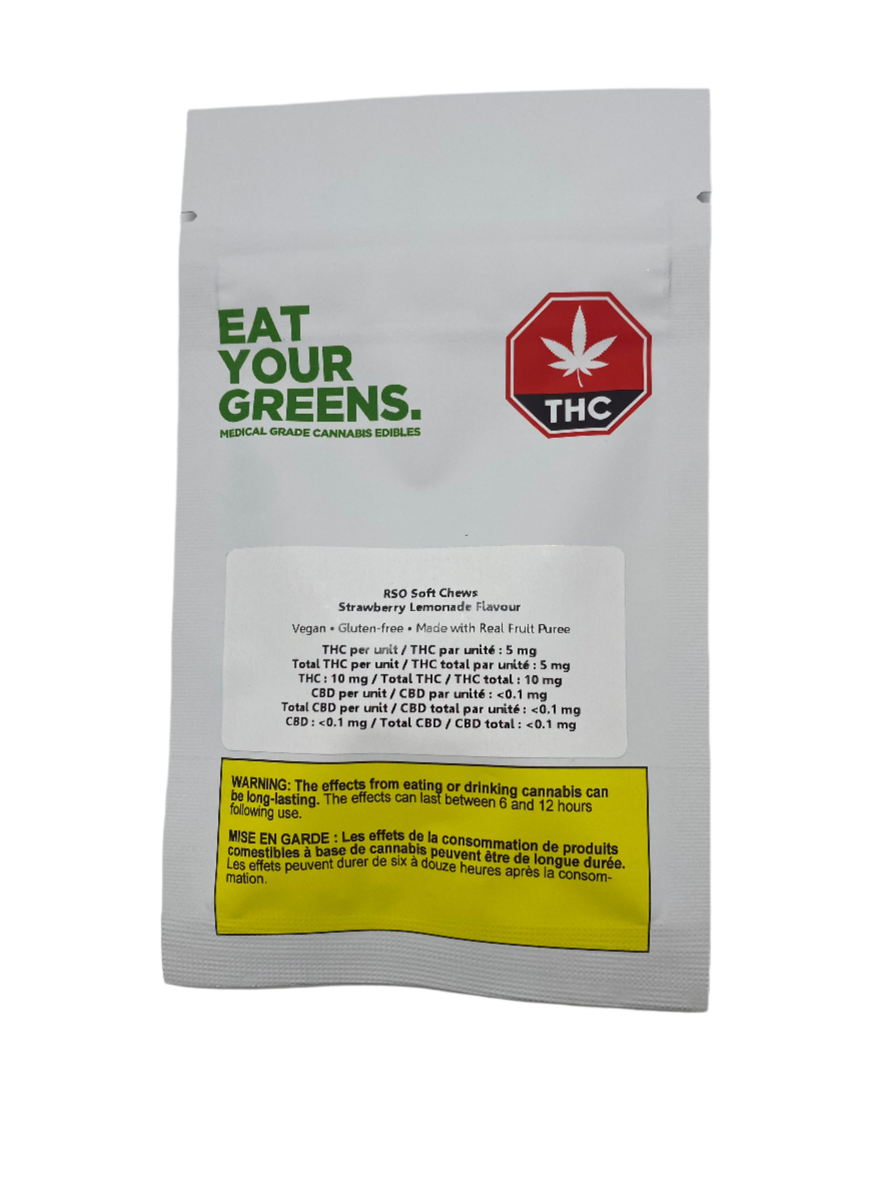 RSO Soft Chews - Strawberry Lemonade - 2 units