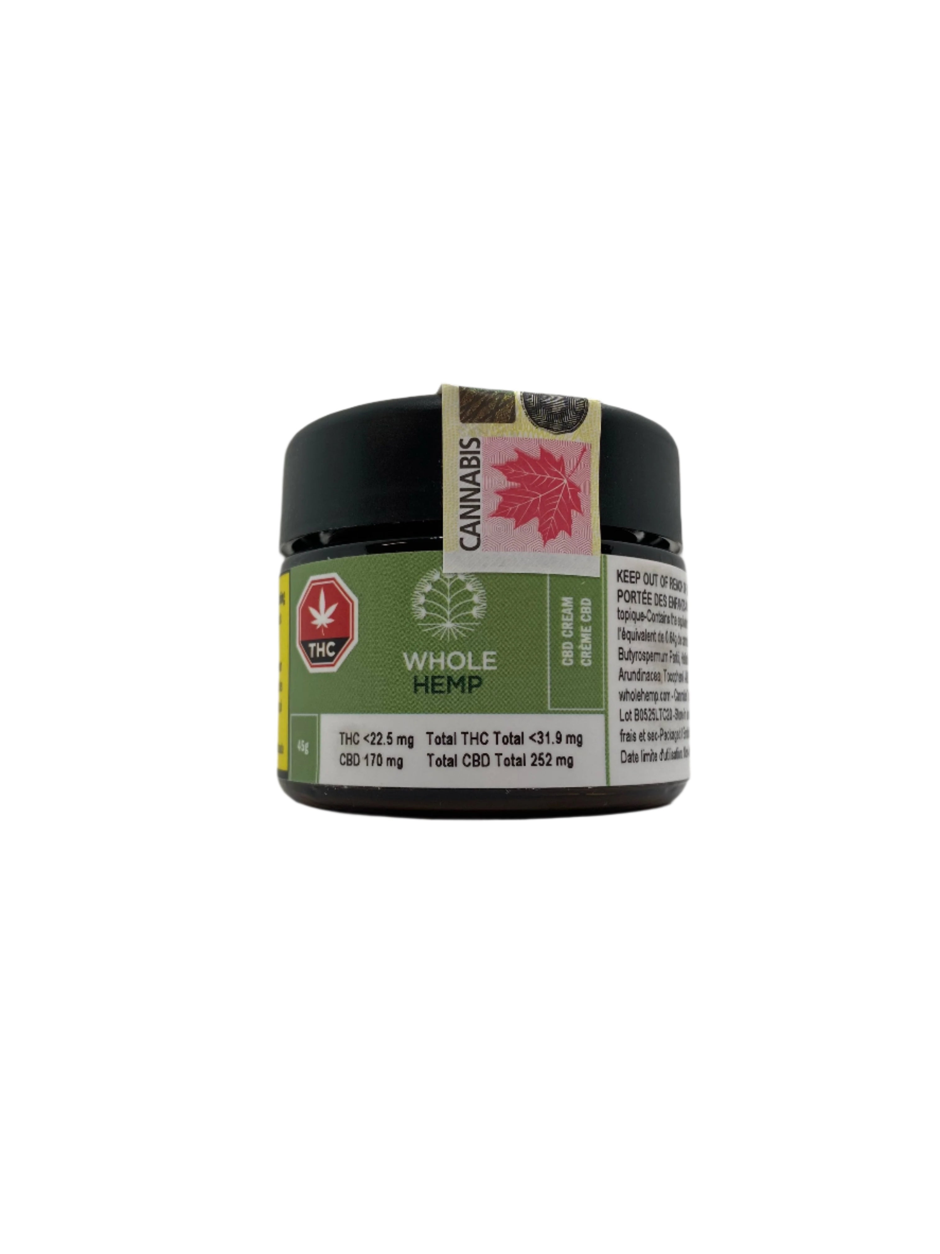 Whole Hemp CBD Cream