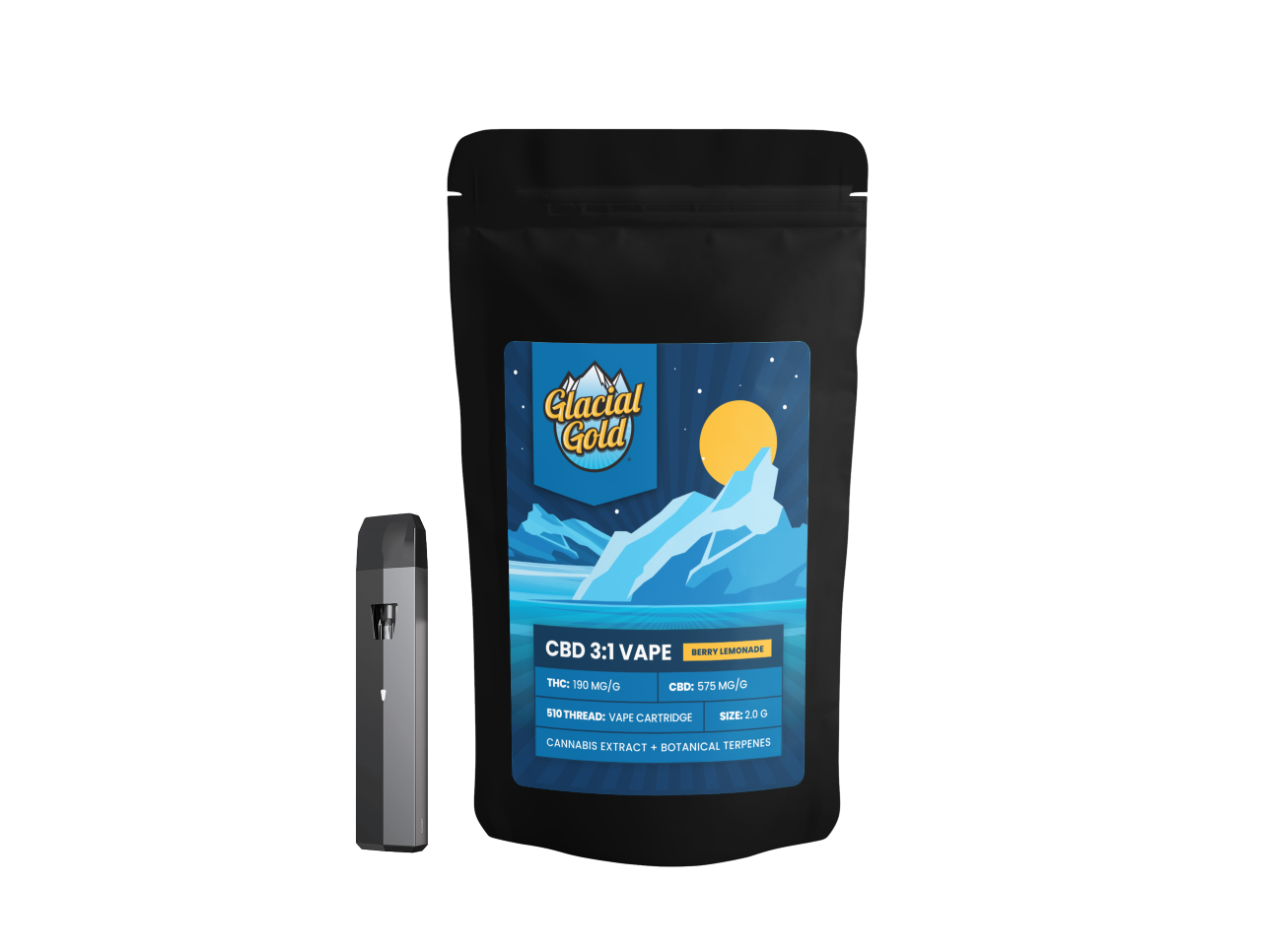 CBD 3:1 Berry Lemonade 2g Disposable